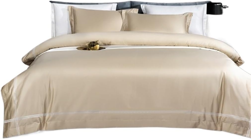 Embroidered Duvet Cover Set
